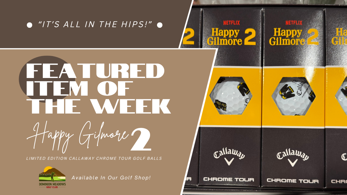 Featured item of the week: Happy Gilmore 2 Callaway Chrome Tour Golf Balls