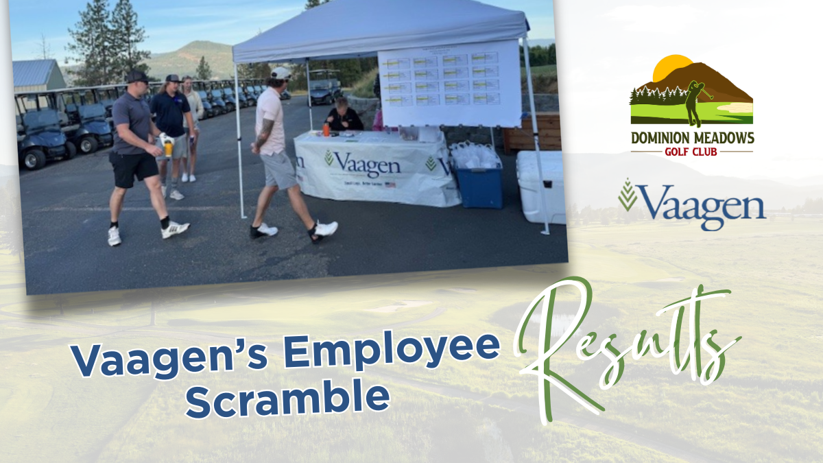 Vaagen’s Employee Scramble Results
