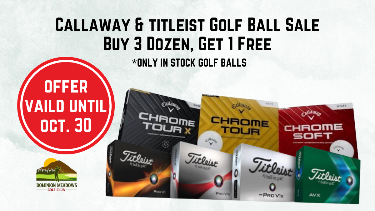 Callaway & Titileist Golf Ball Special