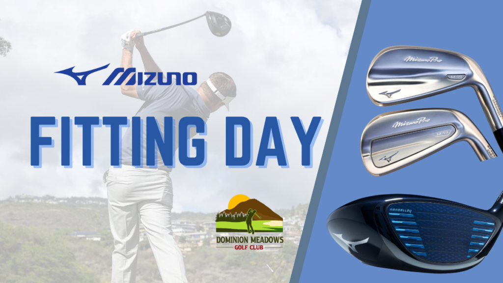 mizuno fitting day, golf clubs, golfer swinging club